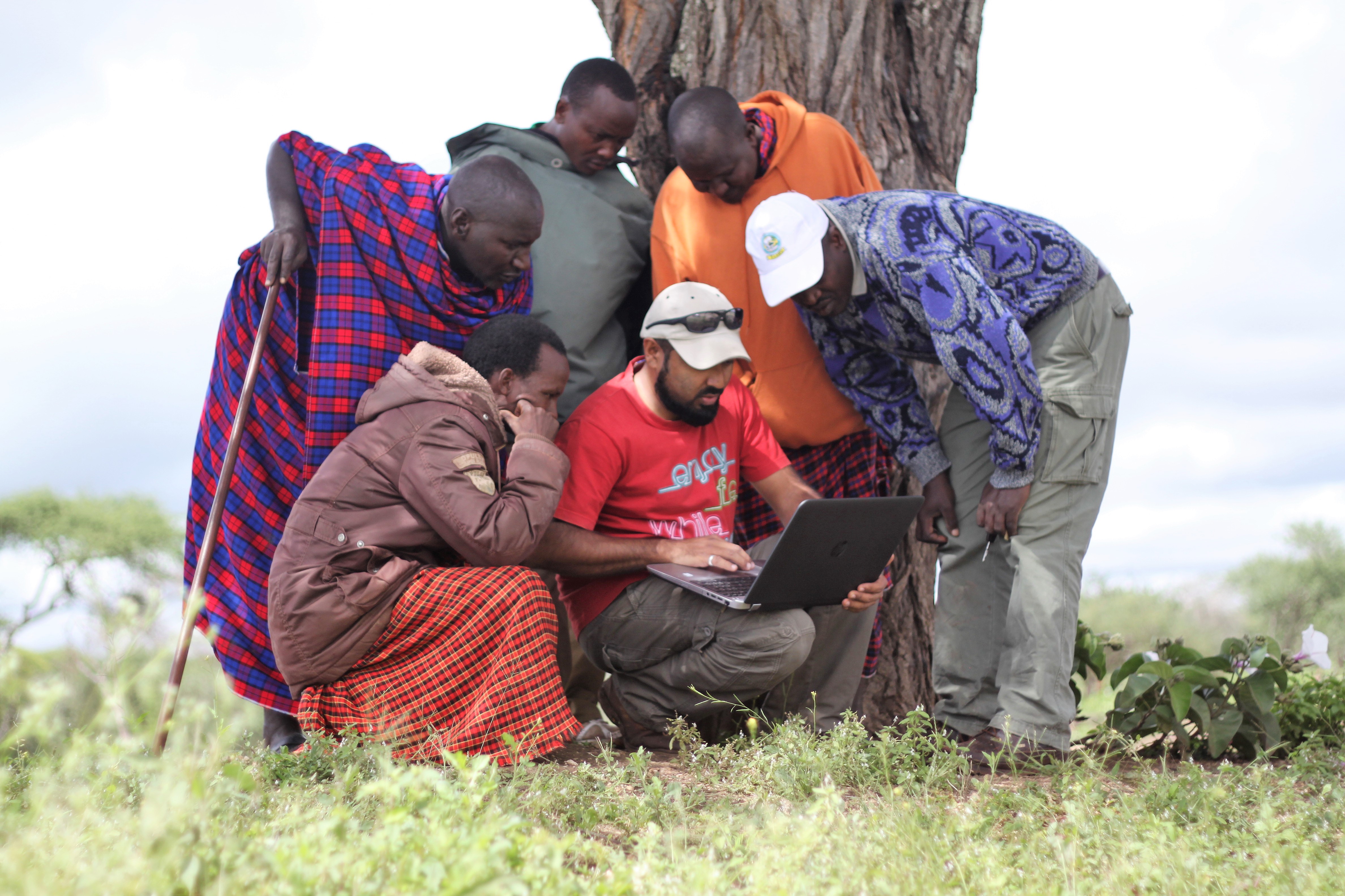 Village Scouts learn how to use SMART technology